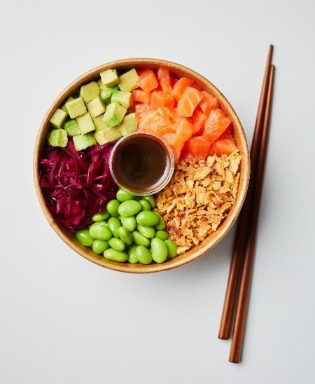 YO! Salmon & Avocado Poke, Taiko Foods