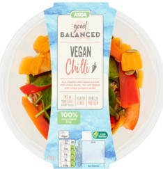 Asda Good & Balanced Vegan Mixed Bean Chilli