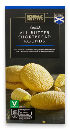 Aldi Specially Selected All Butter Shortbread Rounds