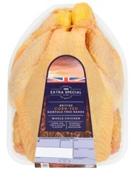 Asda Extra Special Free Range Corn Fed Whole Chicken