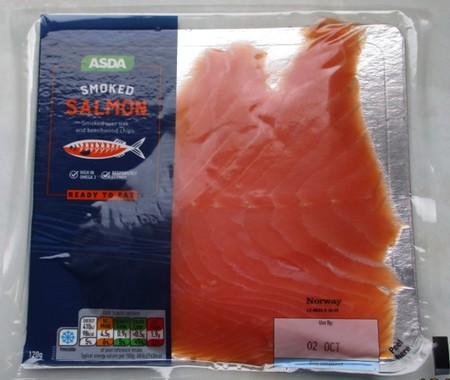 Asda Smoked Salmon, Youngs Seafood