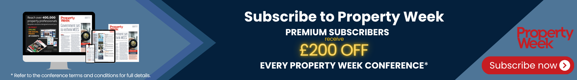 Property week footer banner