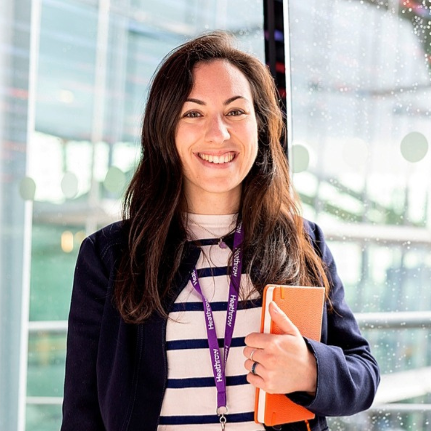 Beatriz Martin Febrel, Heathrow Airport