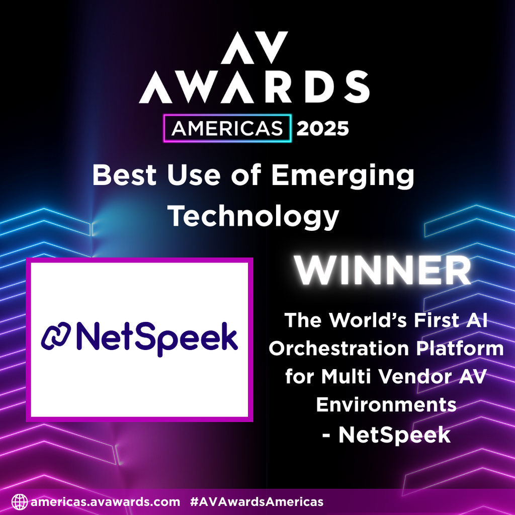The World’s First AI Orchestration Platform for Multi Vendor AV Environments, NetSpeek