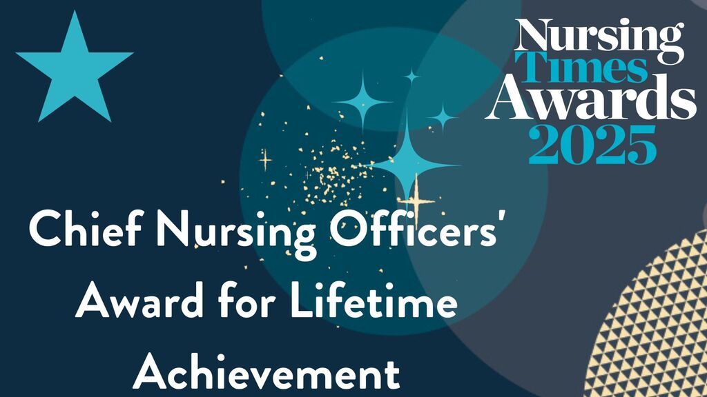 Chief Nursing Officers' Award for Lifetime Achievement