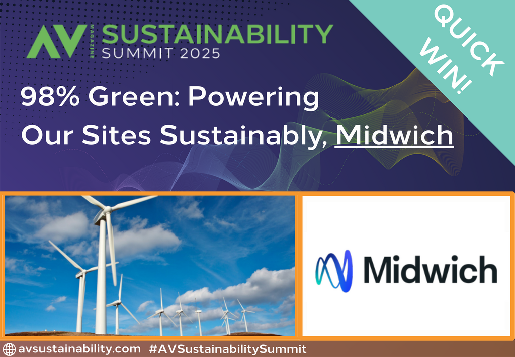 98% Green: Powering Our Sites Sustainably, Midwich