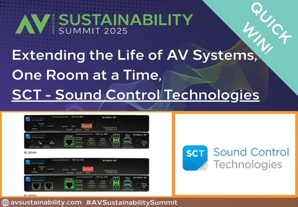 Extending the Life of AV Systems, One Room at a Time, SCT - Sound Control Technologies