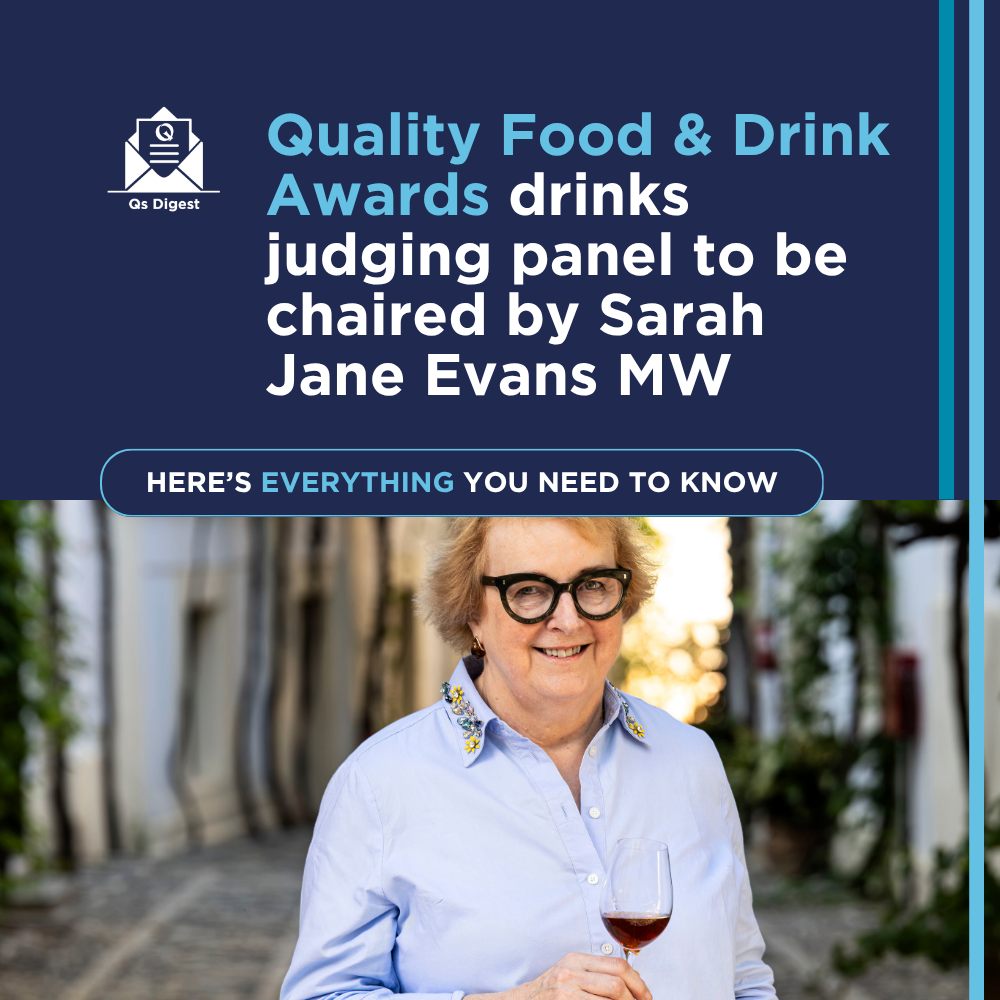Quality Food & Drink Awards drinks judging panel to be chaired by Sarah Jane Evans MW