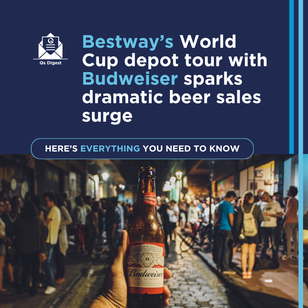 Bestway’s World Cup depot tour with Budweiser sparks dramatic beer sales surge