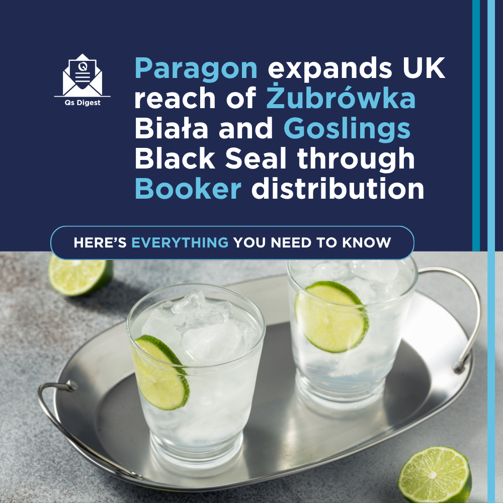 Paragon expands UK reach of Żubrówka Biała and Goslings Black Seal through Booker distribution