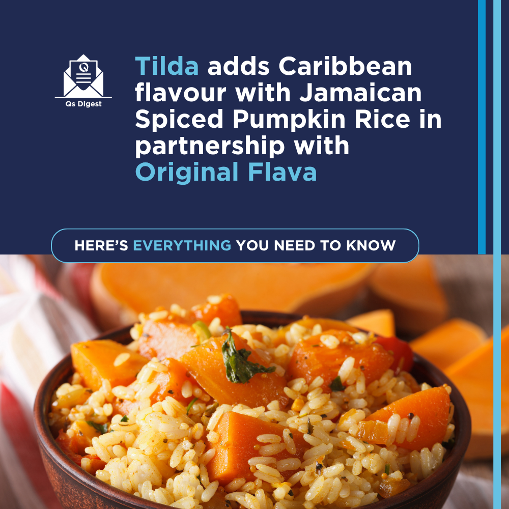 Tilda adds Caribbean flavour with Jamaican Spiced Pumpkin Rice in partnership with Original Flava