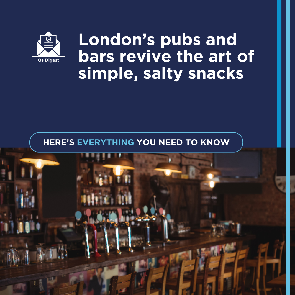 London’s pubs and bars revive the art of simple, salty snacks