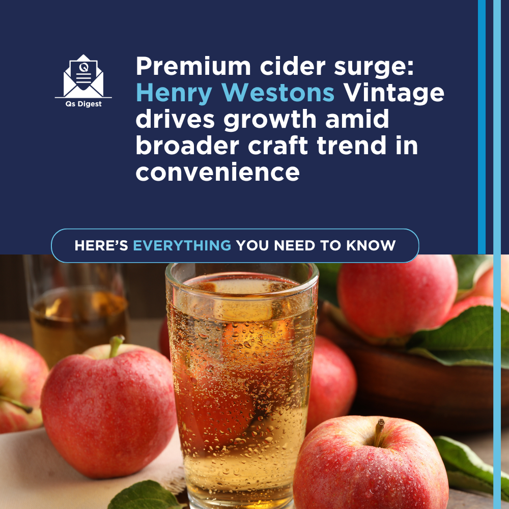 Premium cider surge: Henry Westons Vintage drives growth amid broader craft trend in convenience