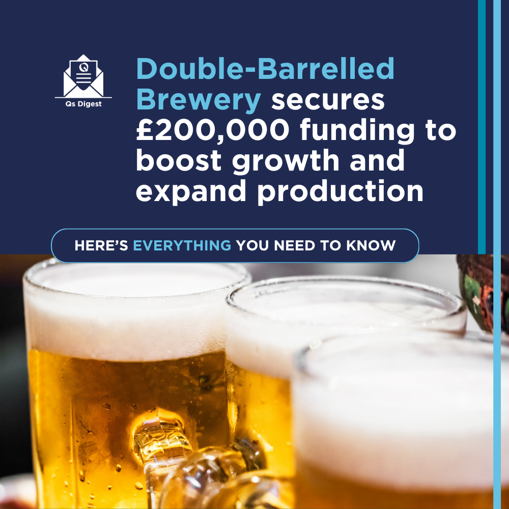 Double-Barrelled Brewery secures £200,000 funding to boost growth and expand production