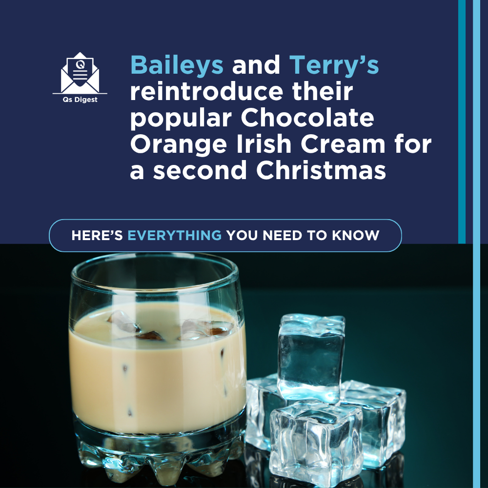Baileys and Terry’s reintroduce their popular Chocolate Orange Irish Cream for a second Christmas