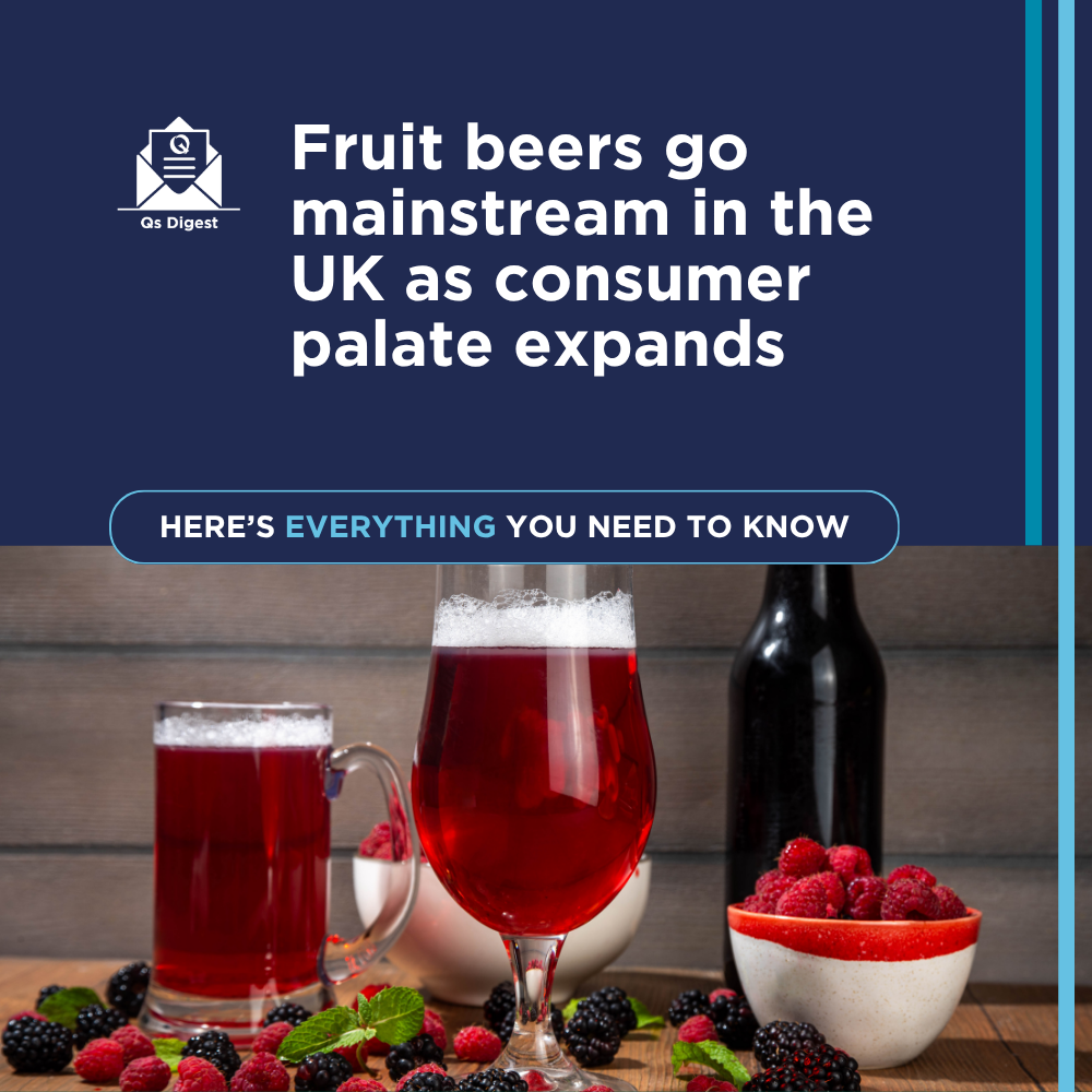 Fruit beers go mainstream in the UK as consumer palate expands