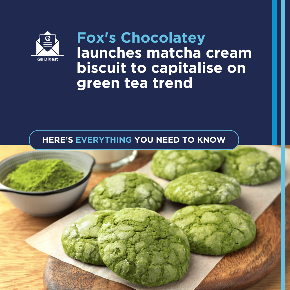 Fox's Chocolatey launches matcha cream biscuit to capitalise on green tea trend