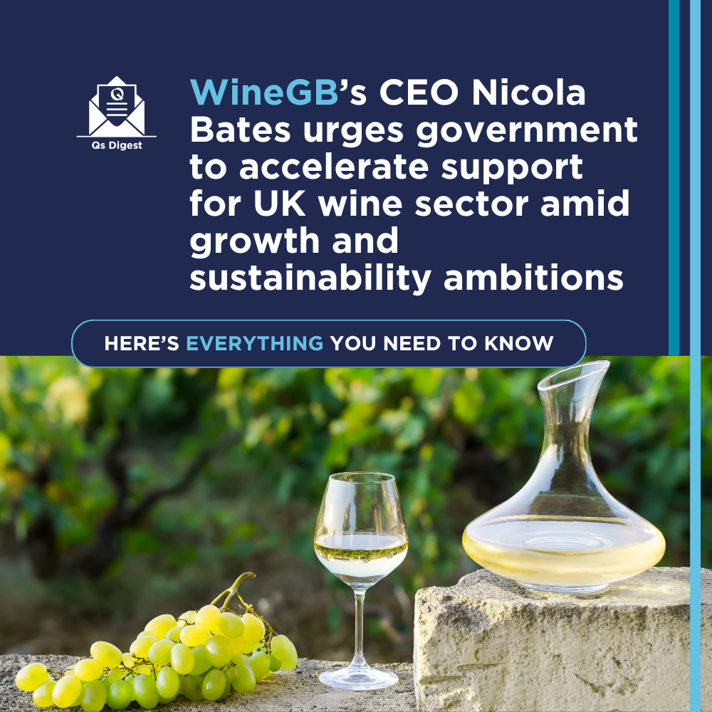 WineGB's CEO Nicola Bates urges government to accelerate support for UK wine sector amid growth and sustainability ambitions