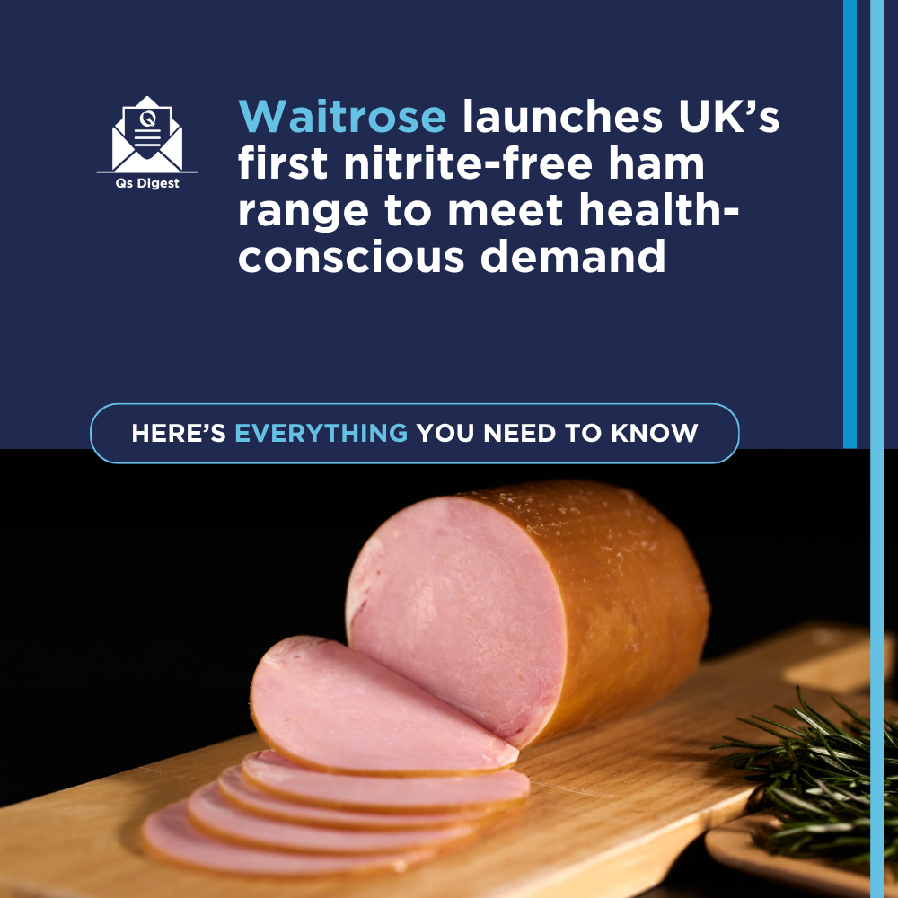 Waitrose launches UK’s first nitrite-free ham range to meet health-conscious demand