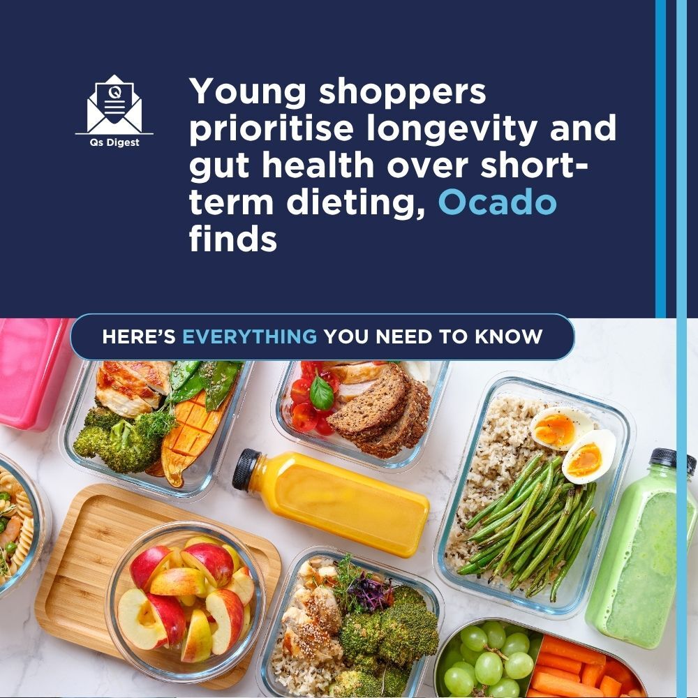 Young shoppers prioritise longevity and gut health over short-term dieting, Ocado finds