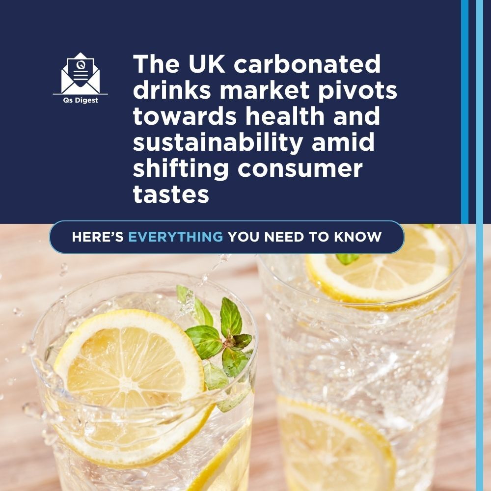 The UK carbonated drinks market pivots towards health and sustainability amid shifting consumer tastes