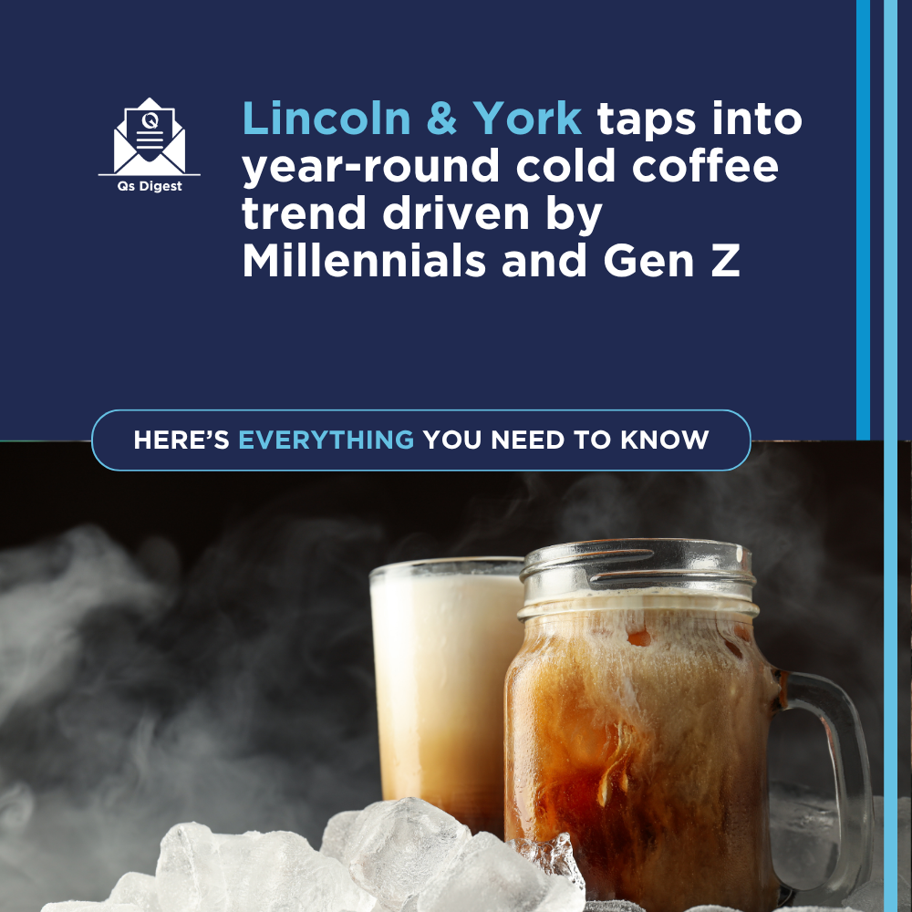 Lincoln & York taps into year-round cold coffee trend driven by Millennials and Gen Z