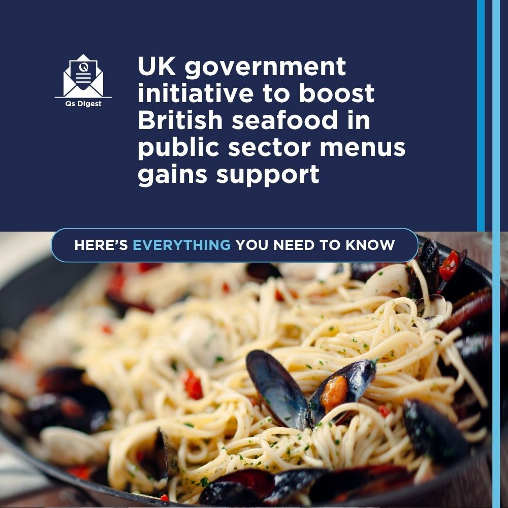 UK government initiative to boost British seafood in public sector menus gains support