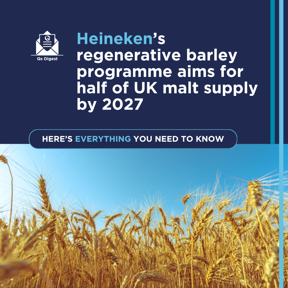 Heineken’s regenerative barley programme aims for half of UK malt supply by 2027