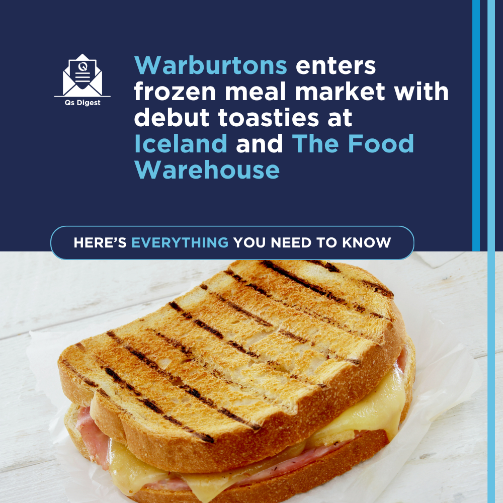 Warburtons enters frozen meal market with debut toasties at Iceland and The Food Warehouse