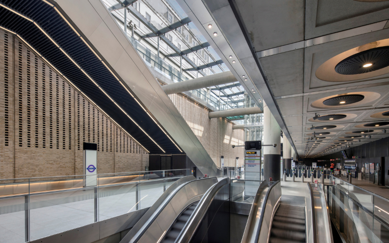 Paddington Elizabeth Line station by Weston Williamson + Partners