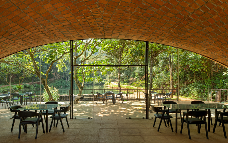 Dining Space at DevaDhare by Play Architecture