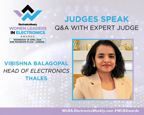 Q&A with Expert Judge: Vibishna Balagopal, Head of Electronics, Thales