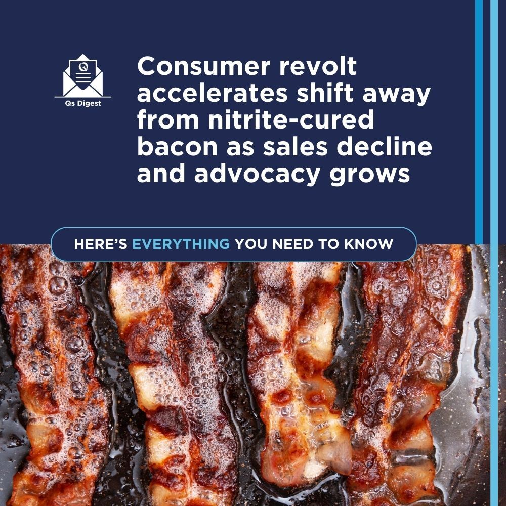 Consumer revolt accelerates shift away from nitrite-cured bacon as sales decline and advocacy grows