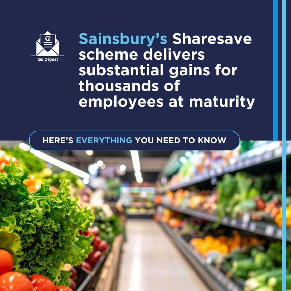 Sainsbury’s Sharesave scheme delivers substantial gains for thousands of employees at maturity