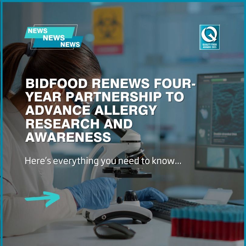 Bidfood renews four-year partnership to advance allergy research and awareness