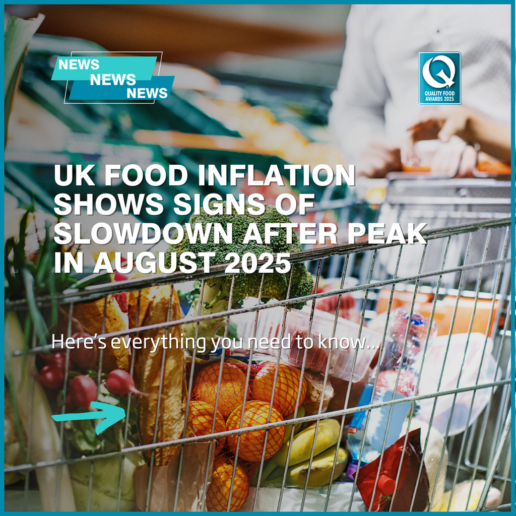 UK food inflation shows signs of slowdown after peak in August 2025