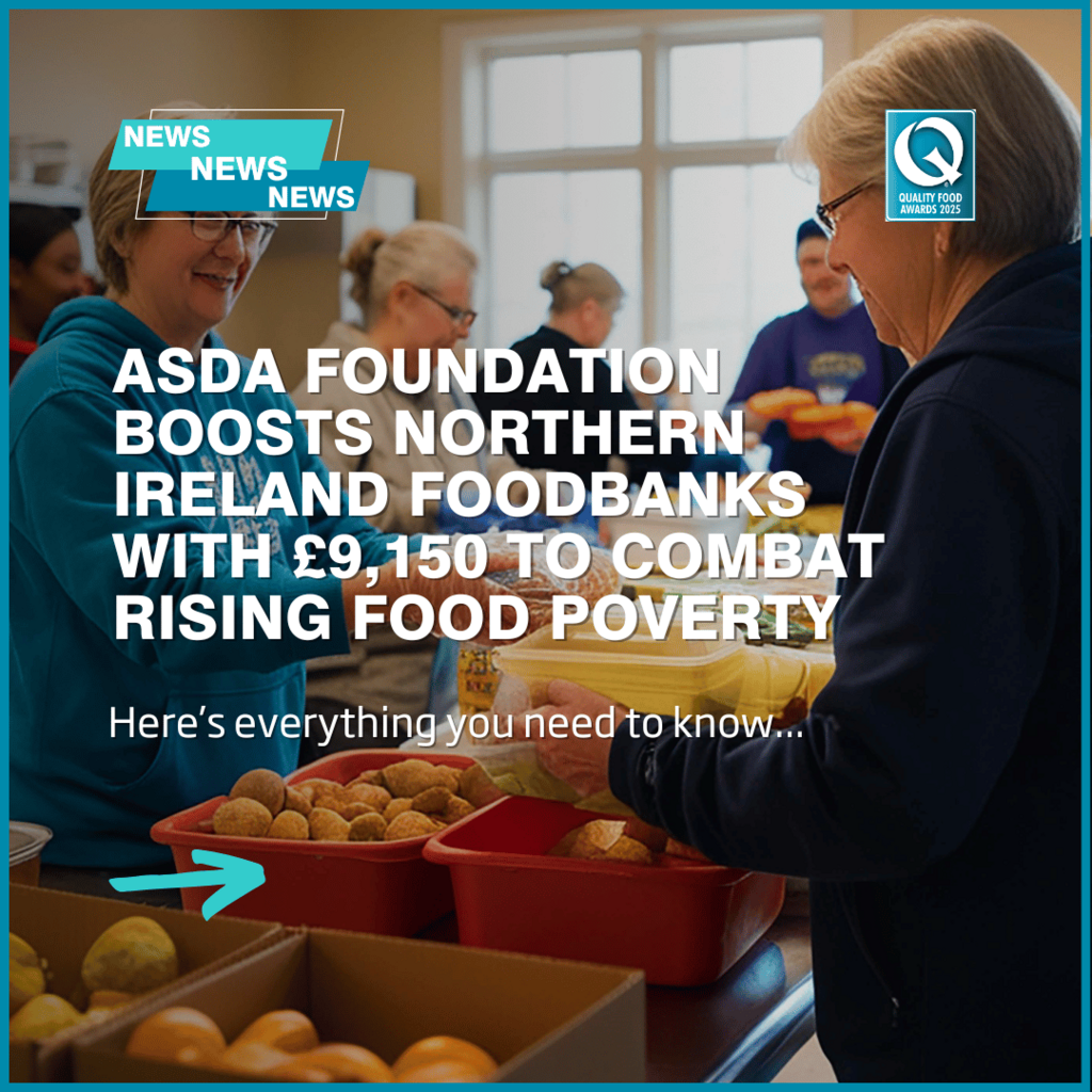 Asda Foundation boosts Northern Ireland foodbanks with £9,150 to combat rising food poverty