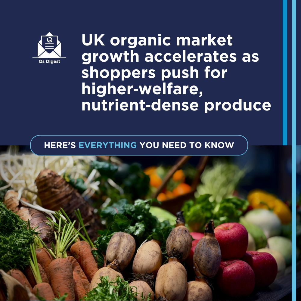 UK organic market growth accelerates as shoppers push for higher‑welfare and nutrient‑dense produce