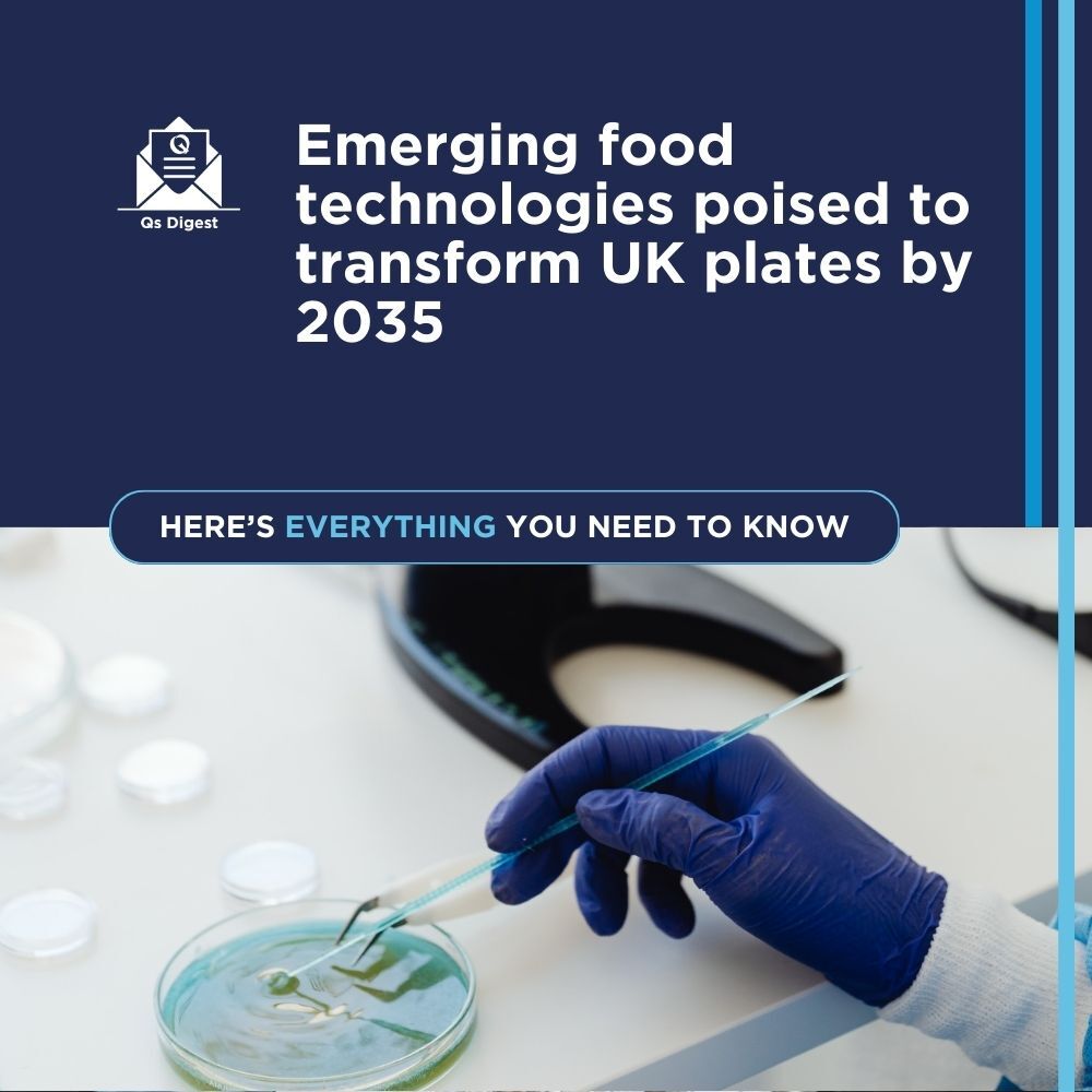Emerging food technologies poised to transform UK plates by 2035