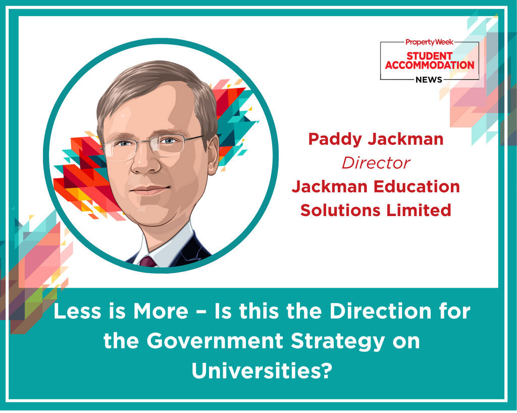 Less is More – Is this the Direction for the Government Strategy on Universities?