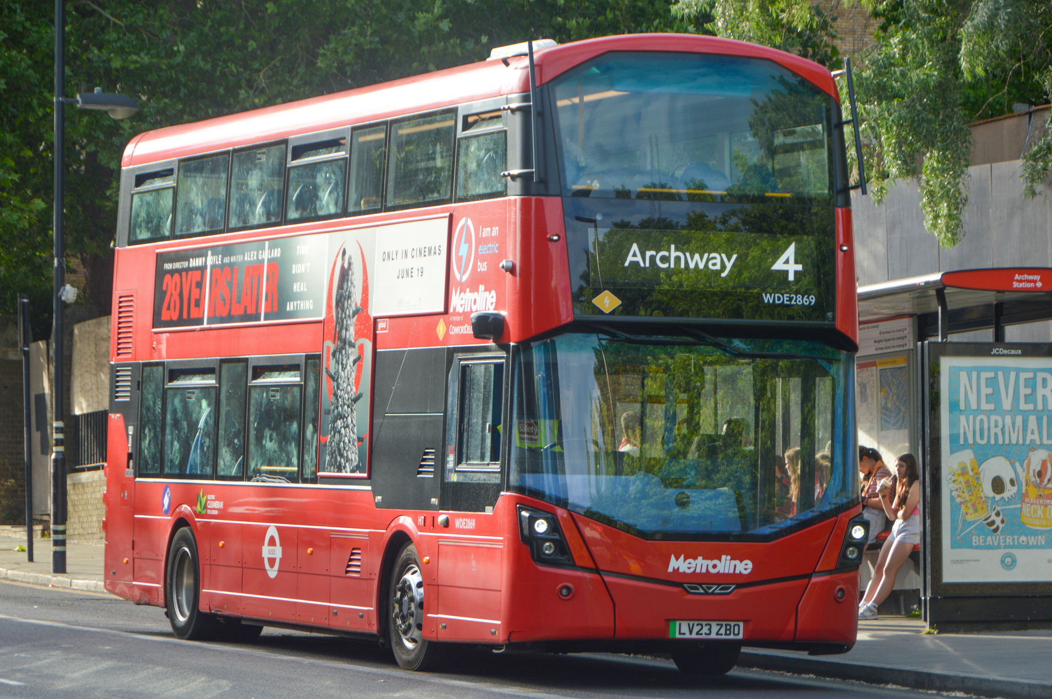 London bus on Route 4