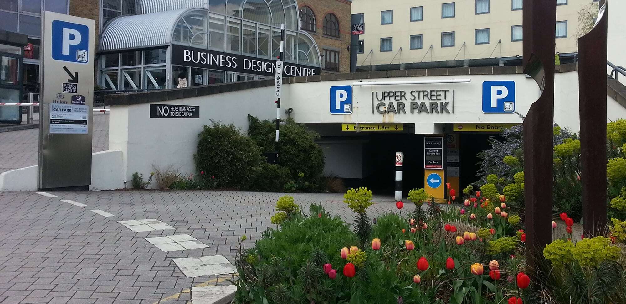 Car park near Upper Street