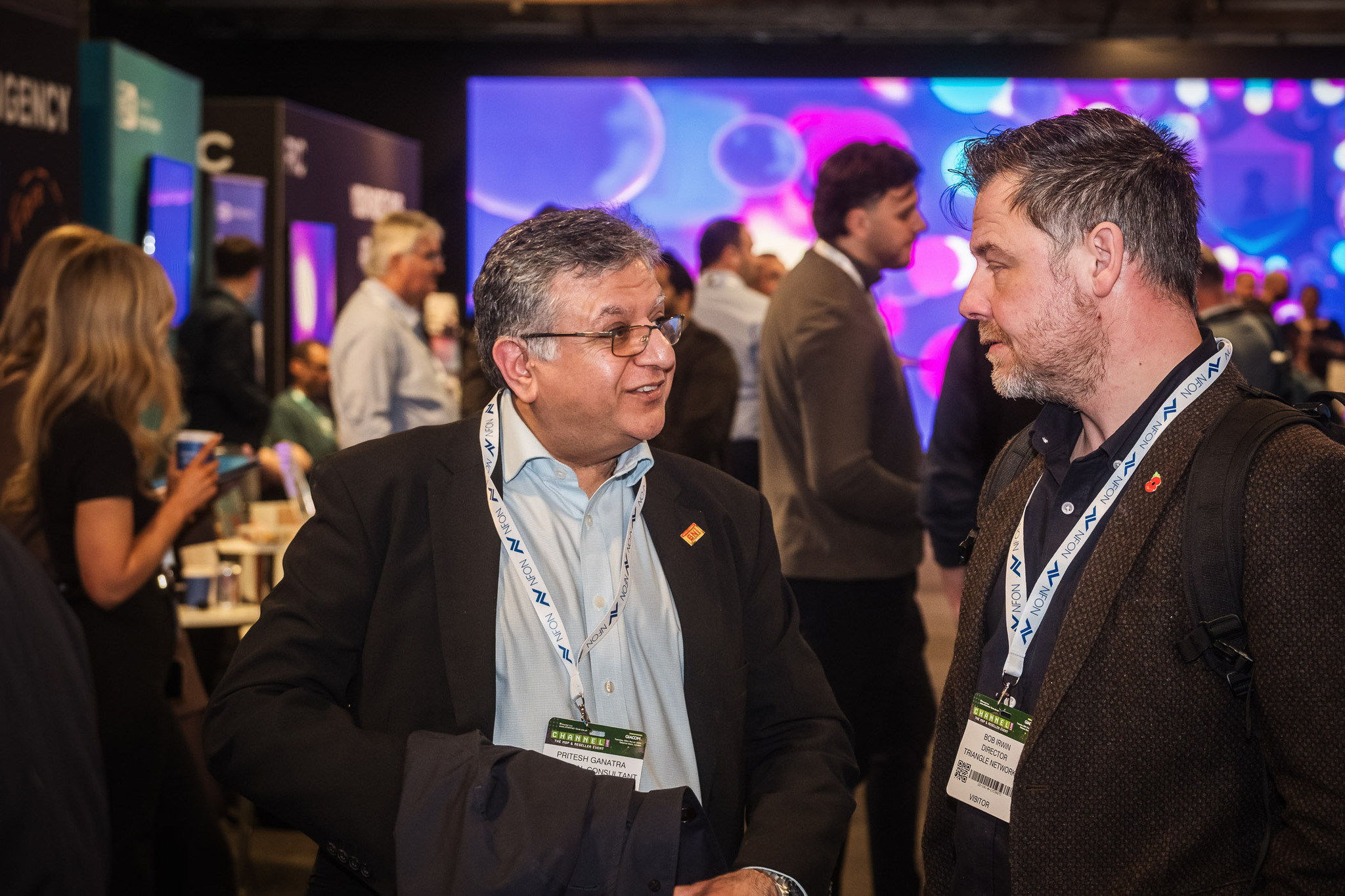 Channel Live attendees networking at the event