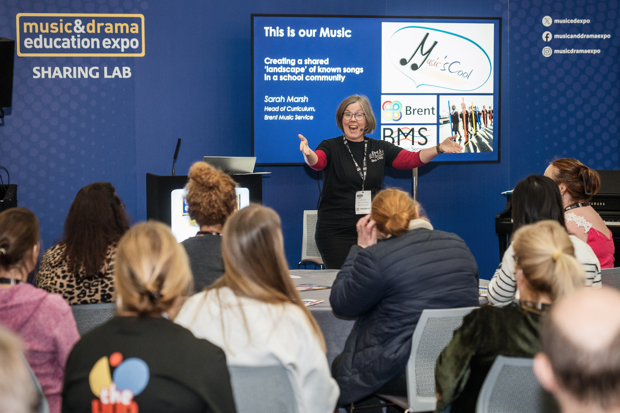 Educators attending Music and Drama Education Expo
