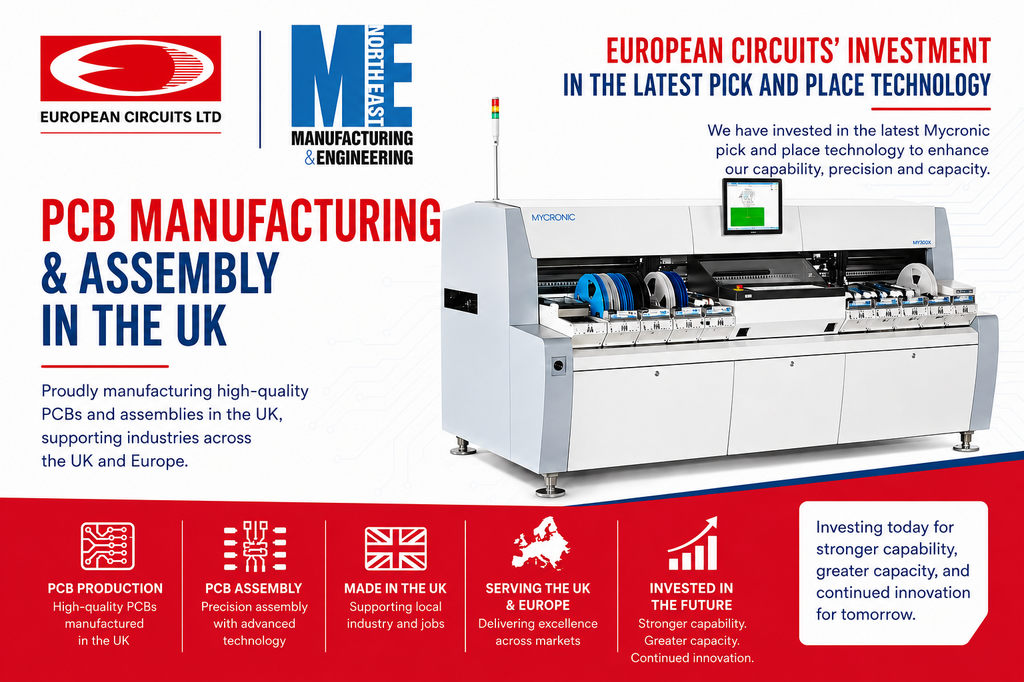 European Circuits Invests in Advanced Mycronic Technology to Meet Growing Demand for PCB Manufacturing and Assembly Services Across the UK and Europe