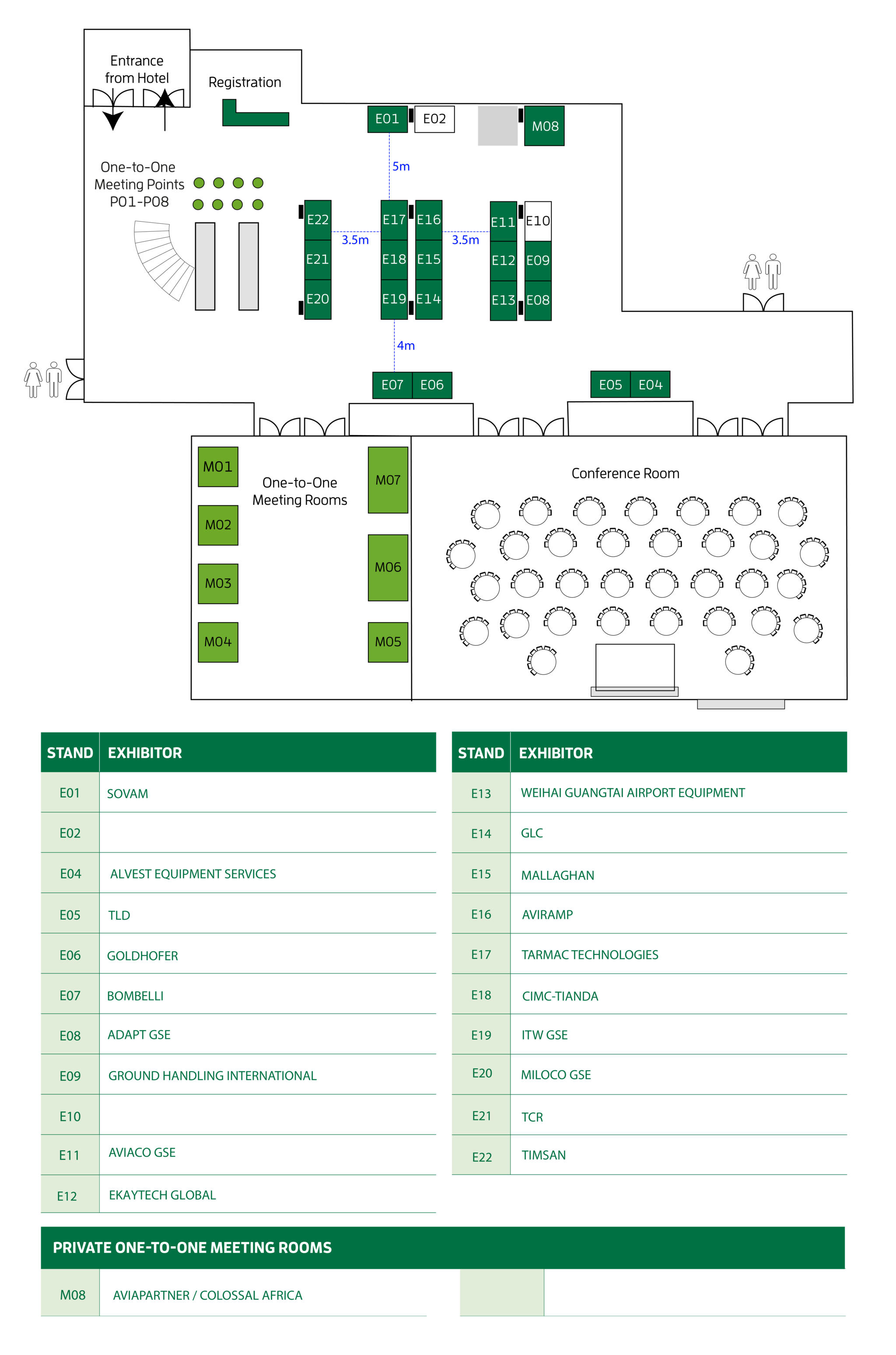 Exhibition Floor plan