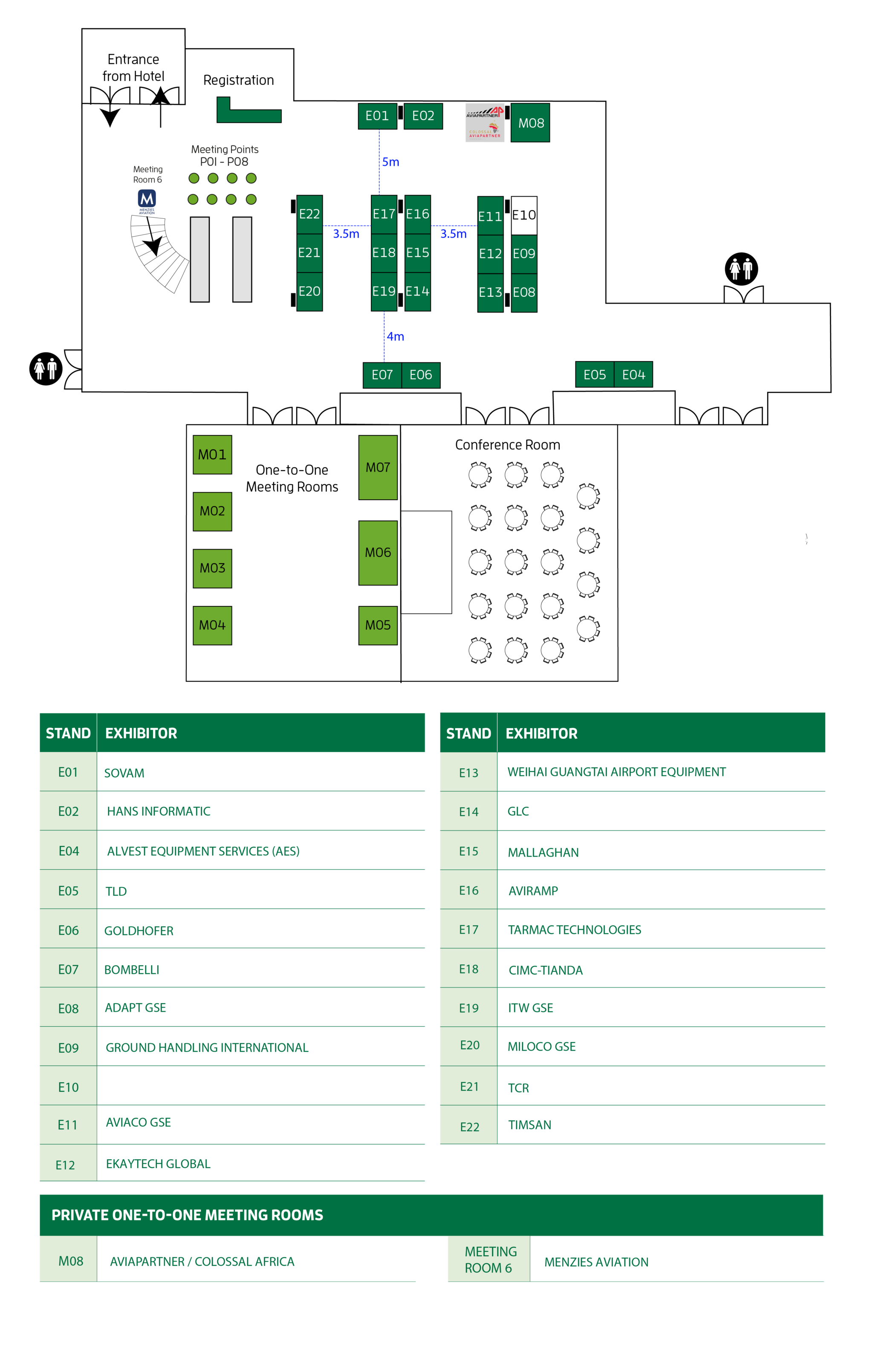 Exhibition Floor plan