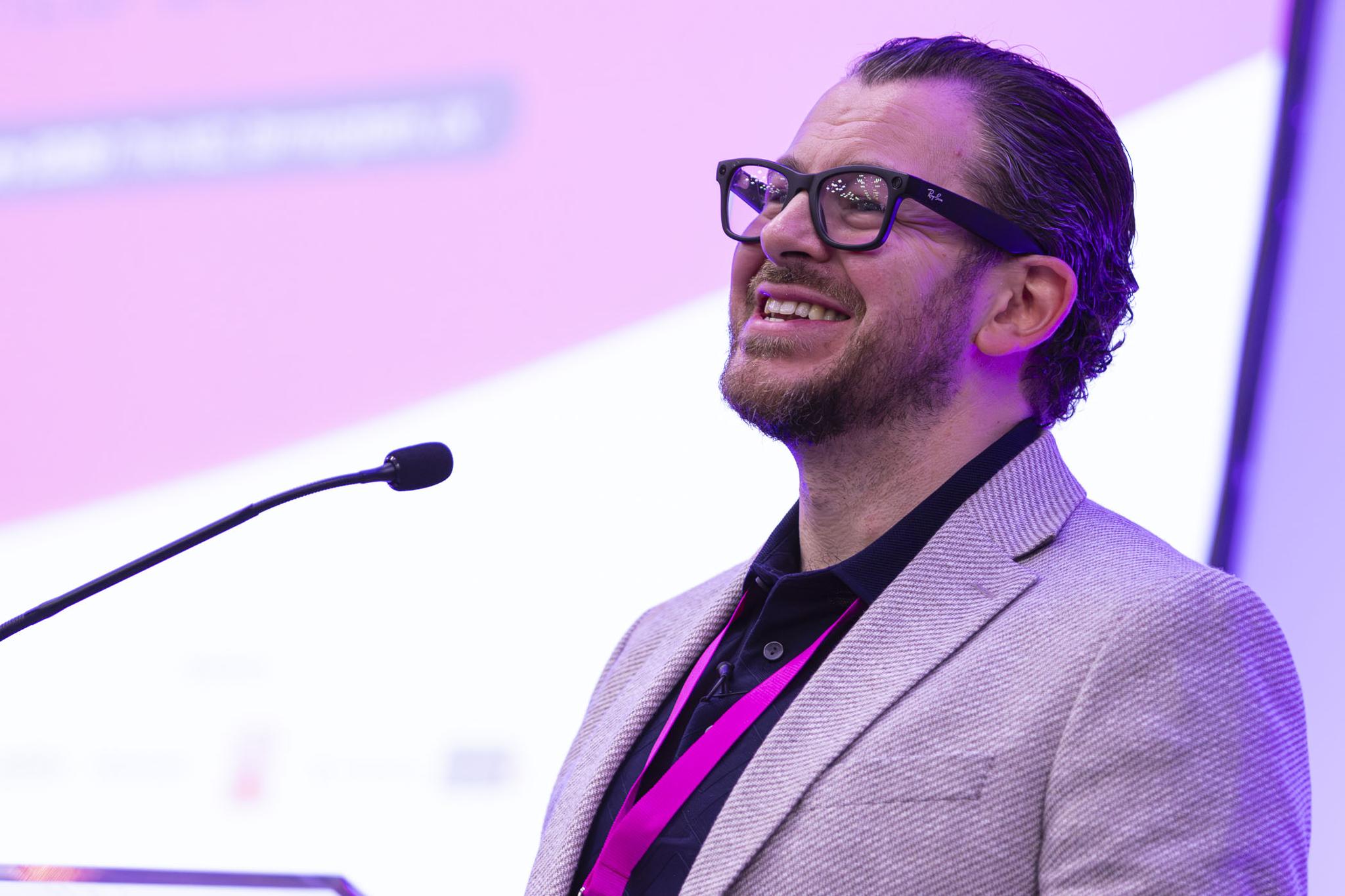 Speaker presenting at the Arenas Operators and Developers World Summit