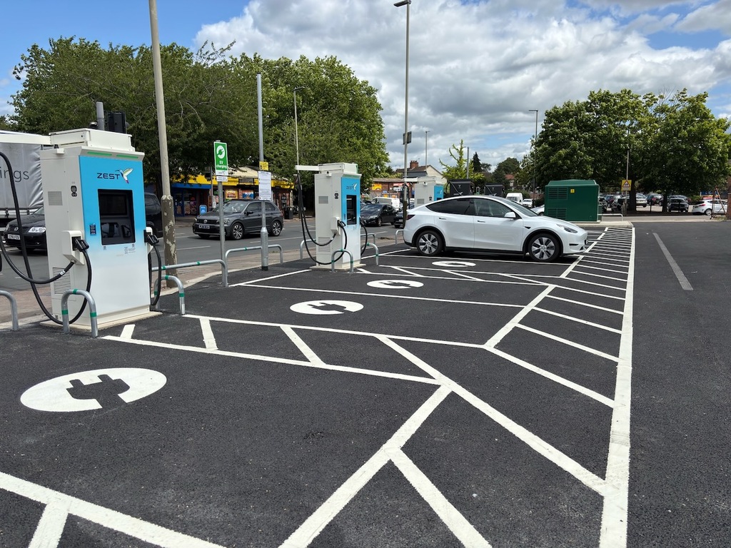 Zest urban charging hub opens in Leicester