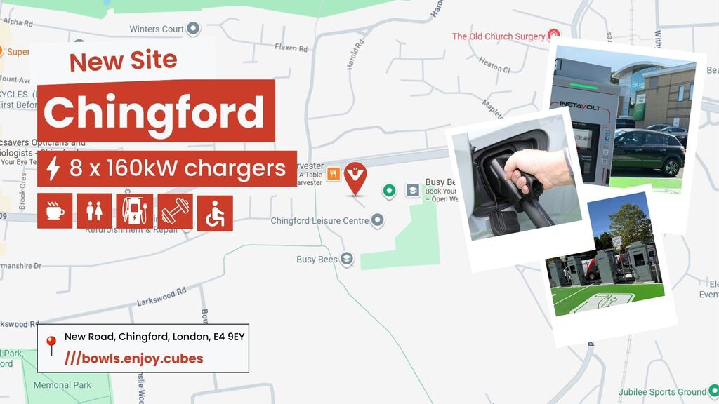 EV charging in Chingford powers up with new InstaVolt chargers